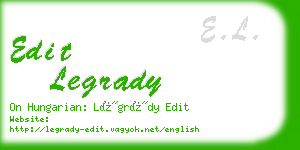 edit legrady business card